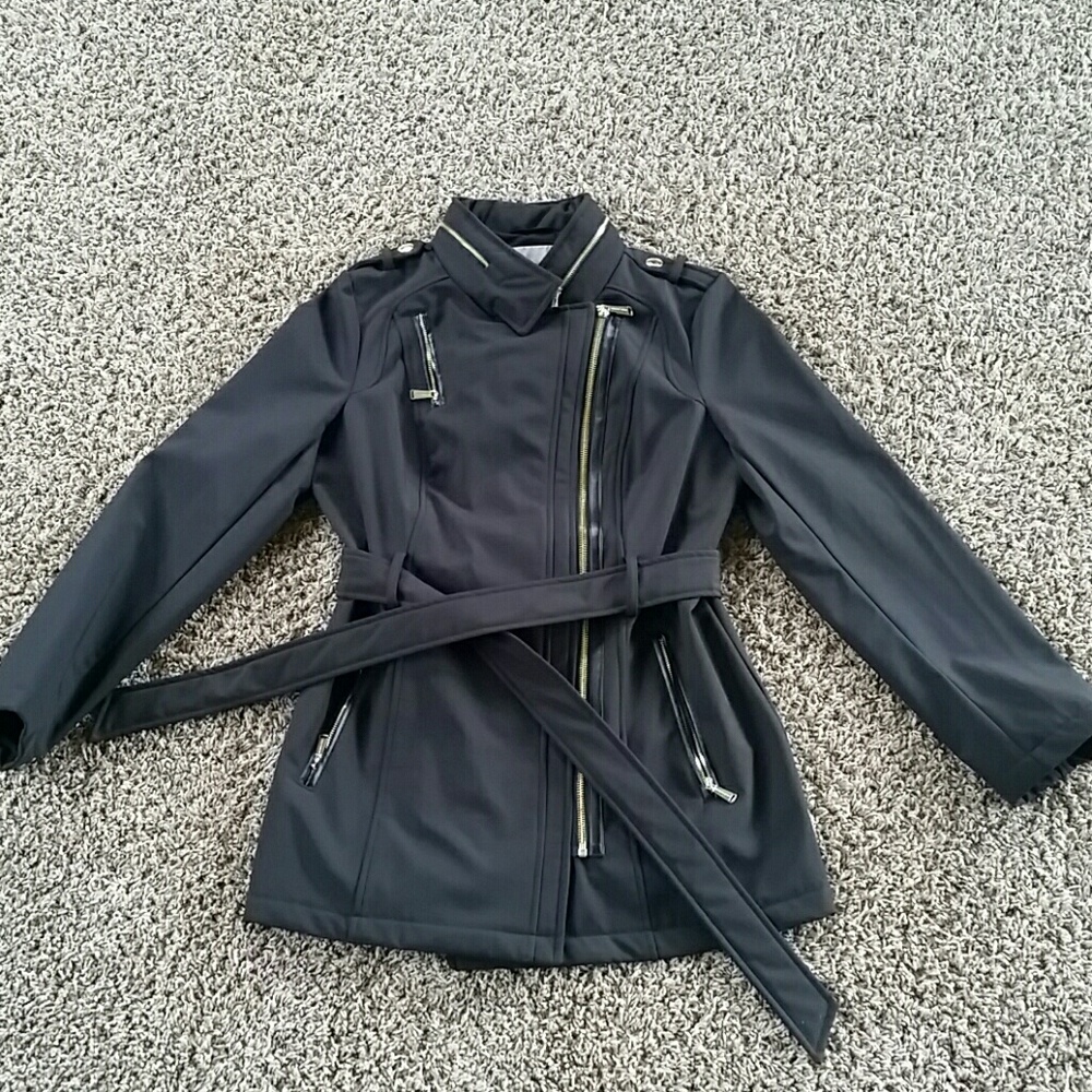 Michael Kors Zip-Front Trench Jacket NWOT